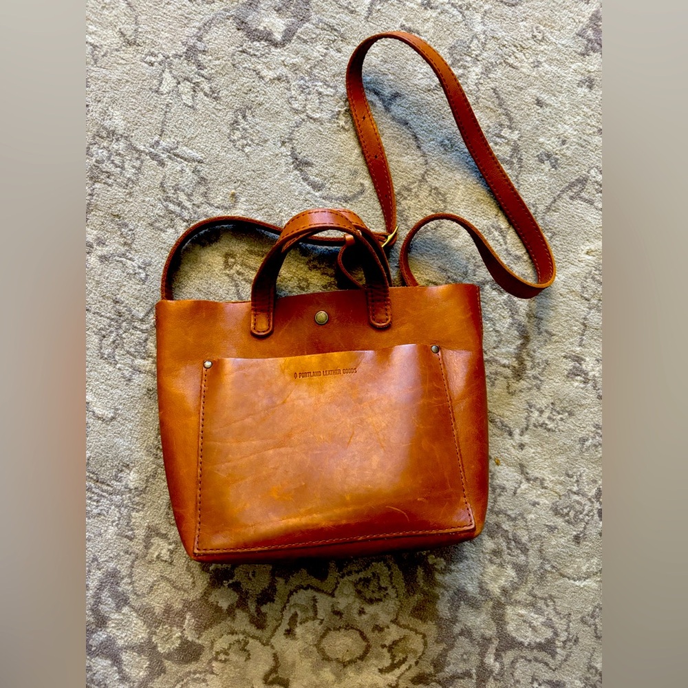 Portland Leather crossbody purse